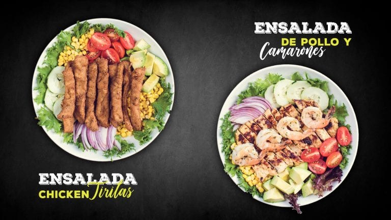 Ensaladas – Pollo – Camarones
